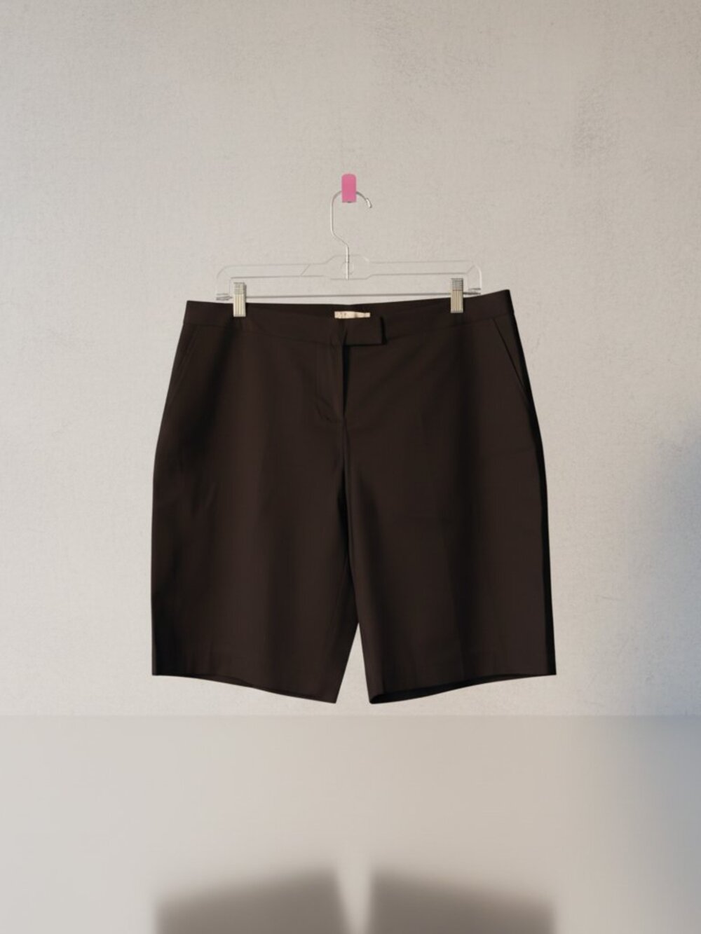 New Metro 7 Bermuda Dress Shorts - Size 10 Black